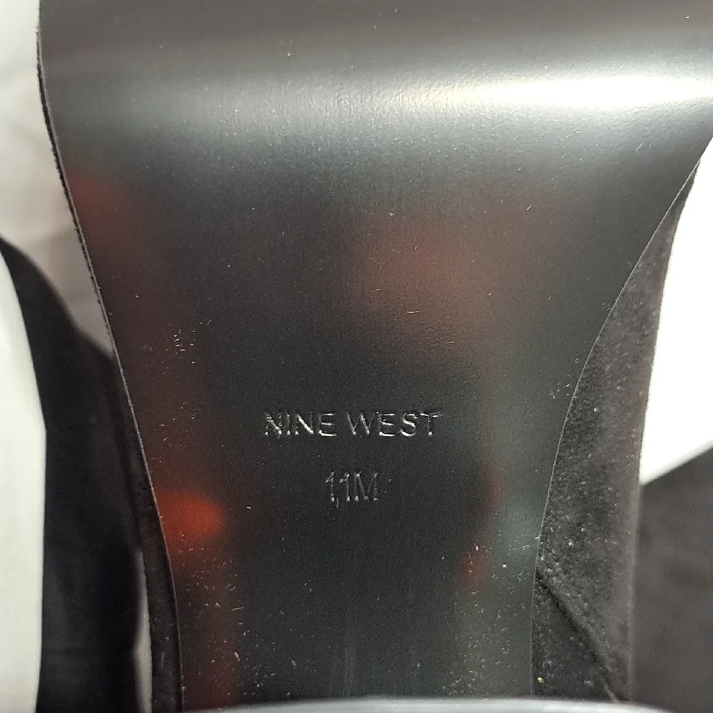 Nine West Suede Heeled Boots - Picture 3 of 9